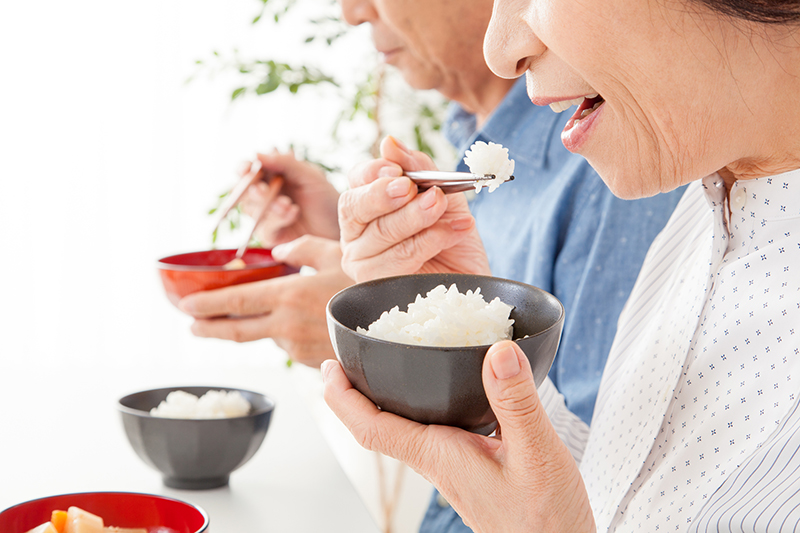 唾液の分泌を増やす